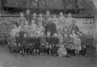 photo  de classe prise en 1900